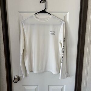 Vineyard Vines White Long Sleeve Kids Shirt